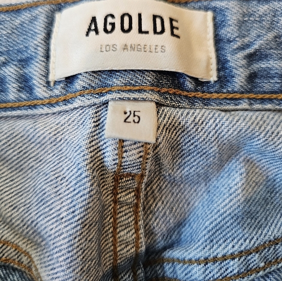 Agolde •Size 25• Jamie 100% Cotton Jeans Distressed •26.5 Inseam• - Picture 6 of 9
